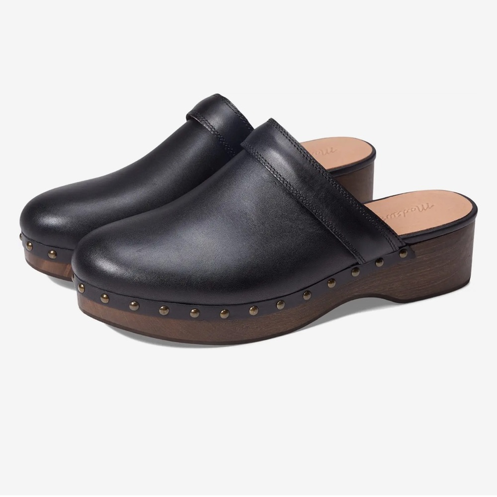 The Cecily Clog in Oiled Leather